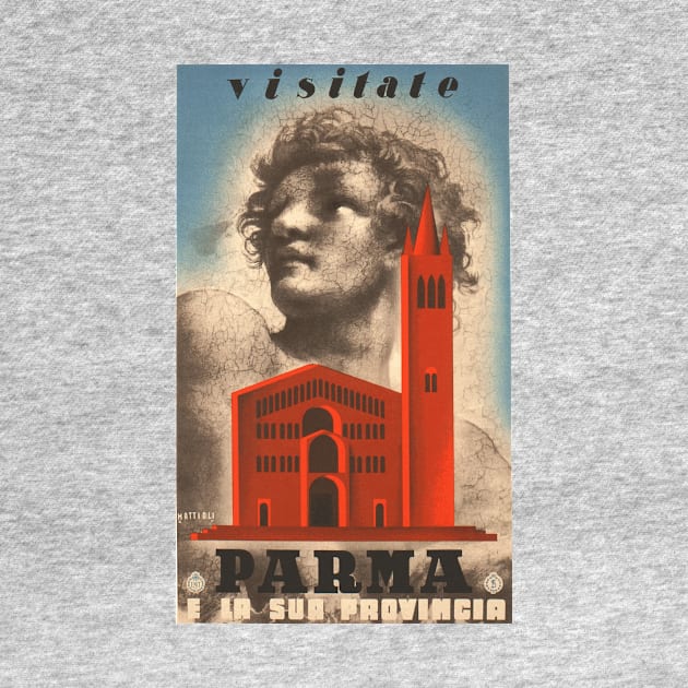 Parma, Italy - Vintage Travel Poster Design by Naves